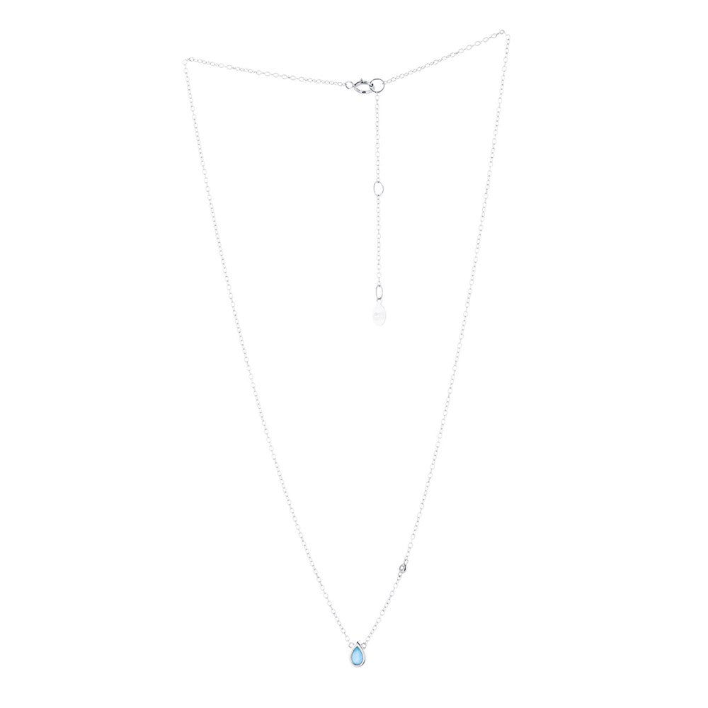 Pear shape Opalite Pendant Neclace