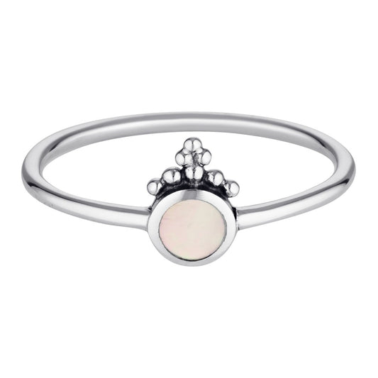 Petite Mother of Pearl Ring