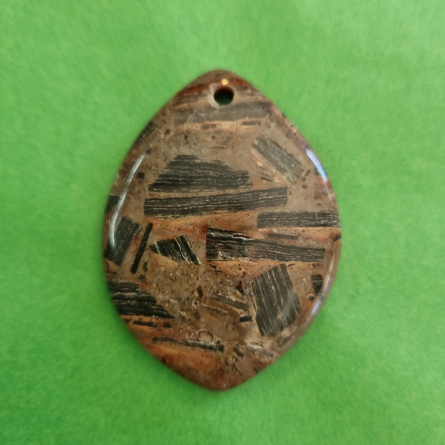 Chert Jasper Large Pendant