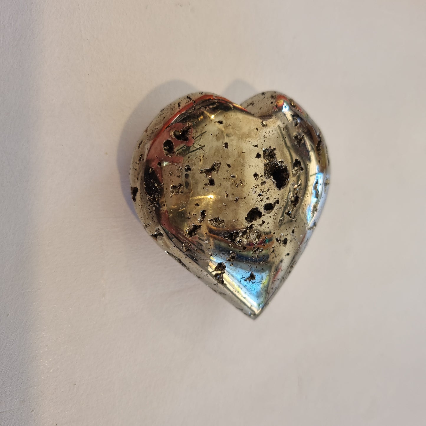 Pyrite Heart Crystal