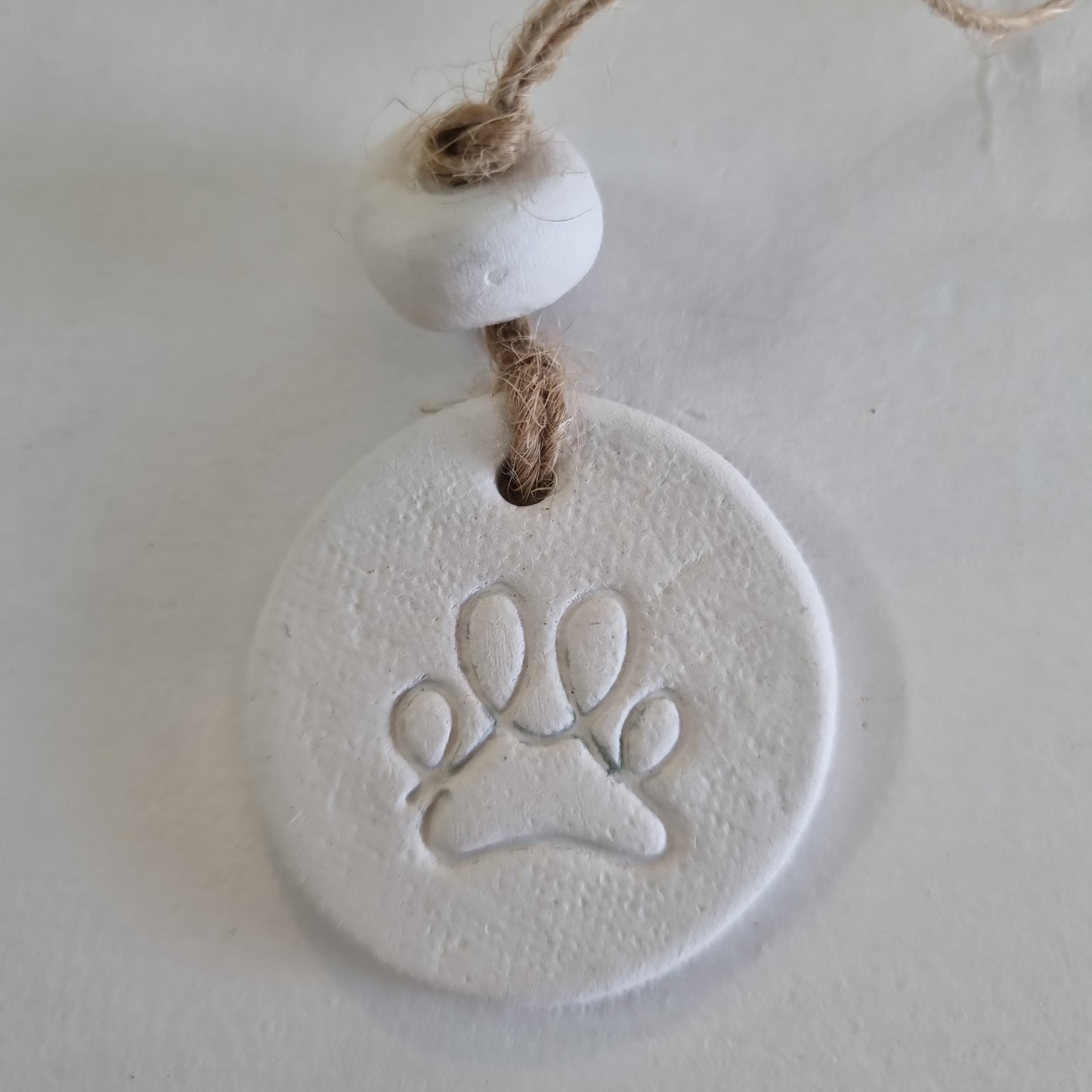 Paw Print Handmade Embossed Clay Gift Tags