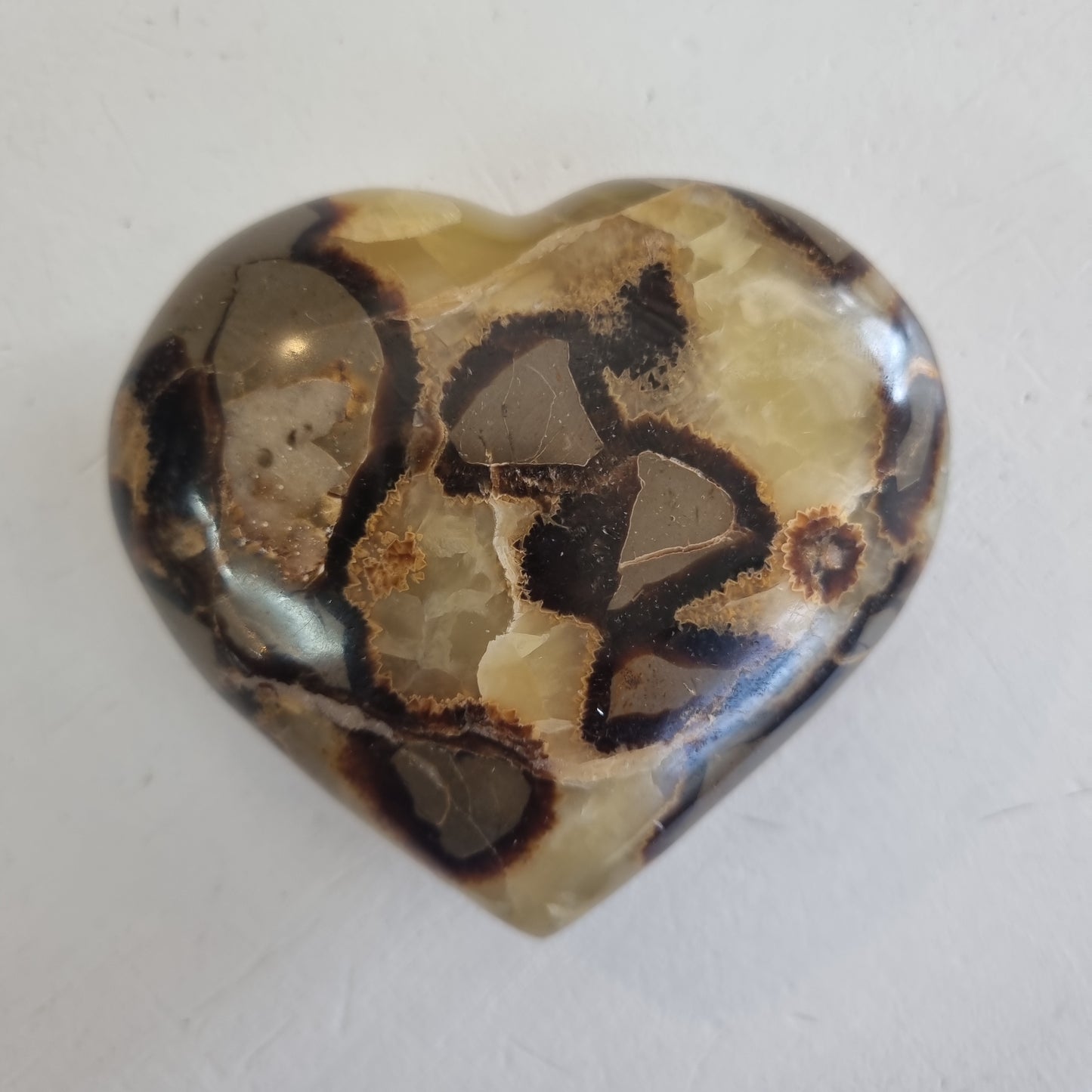 Septarian Crystal Heart