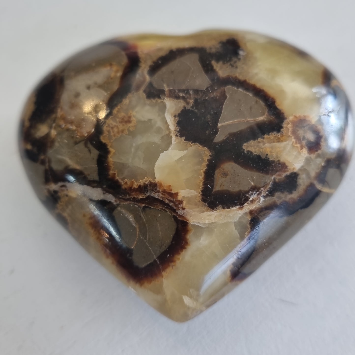 Septarian Crystal Heart