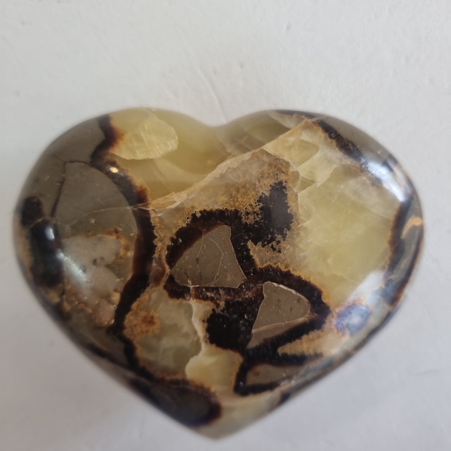 Septarian Crystal Heart