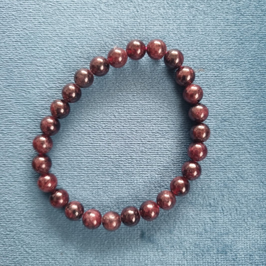 Garnet Crystal Bracelet