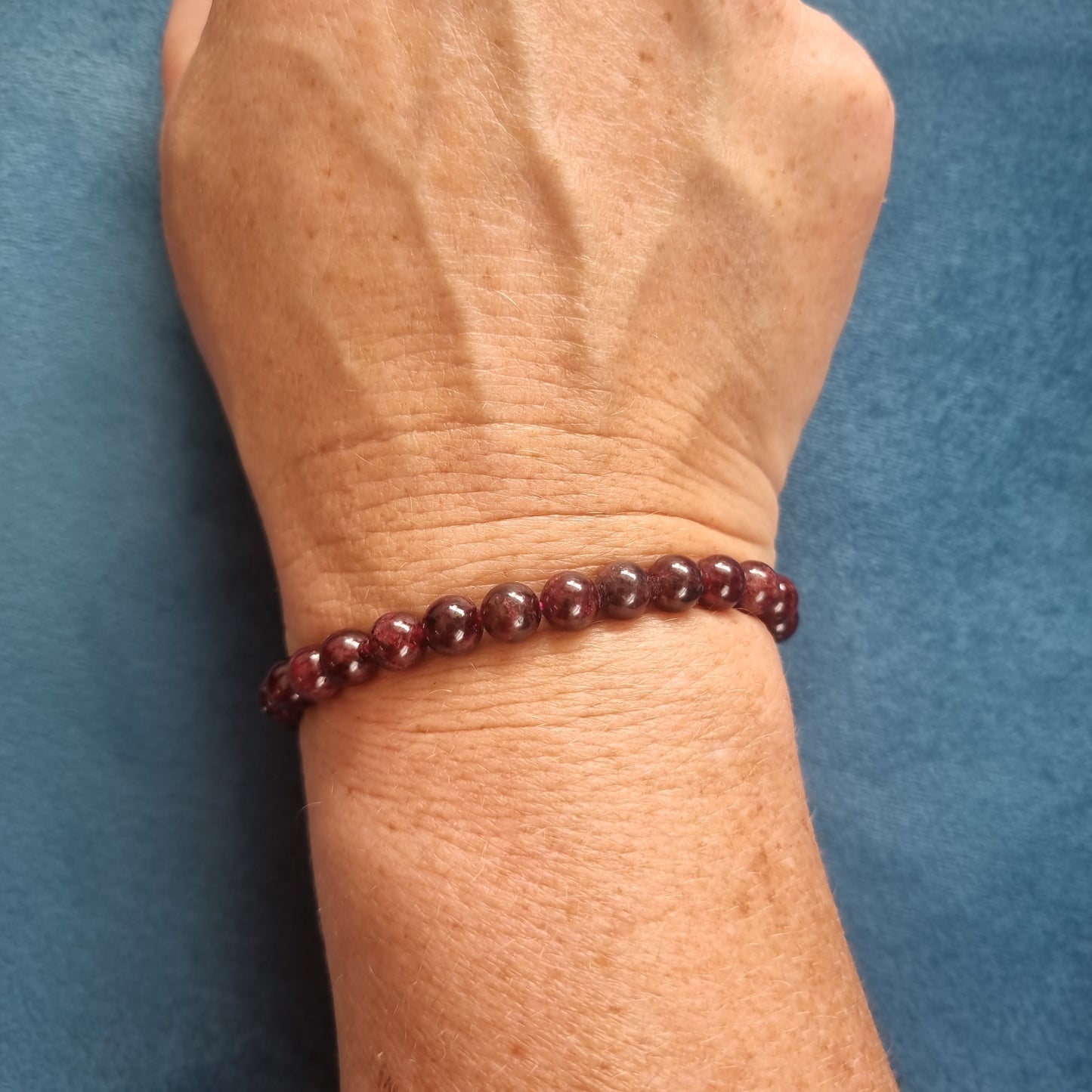 Garnet Crystal Bracelet