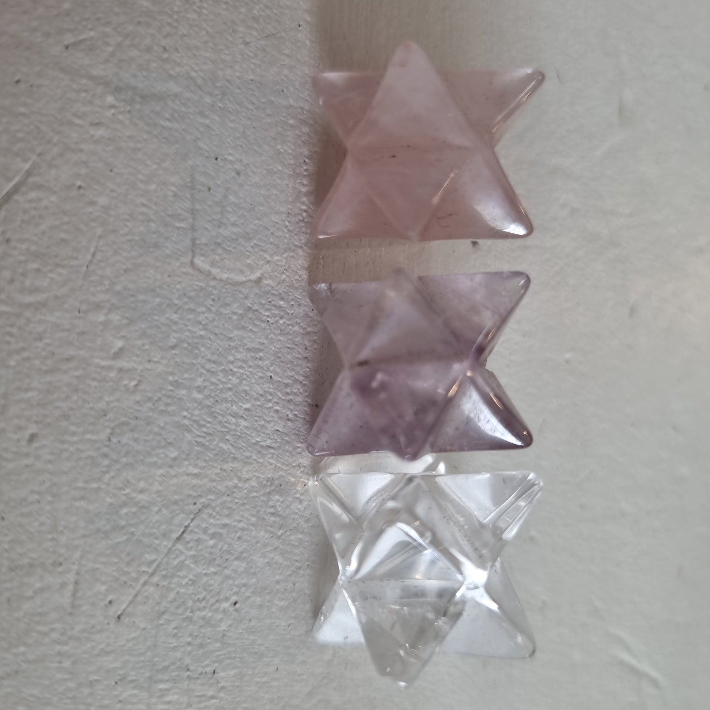 3D Six-pointed Crystal Stars