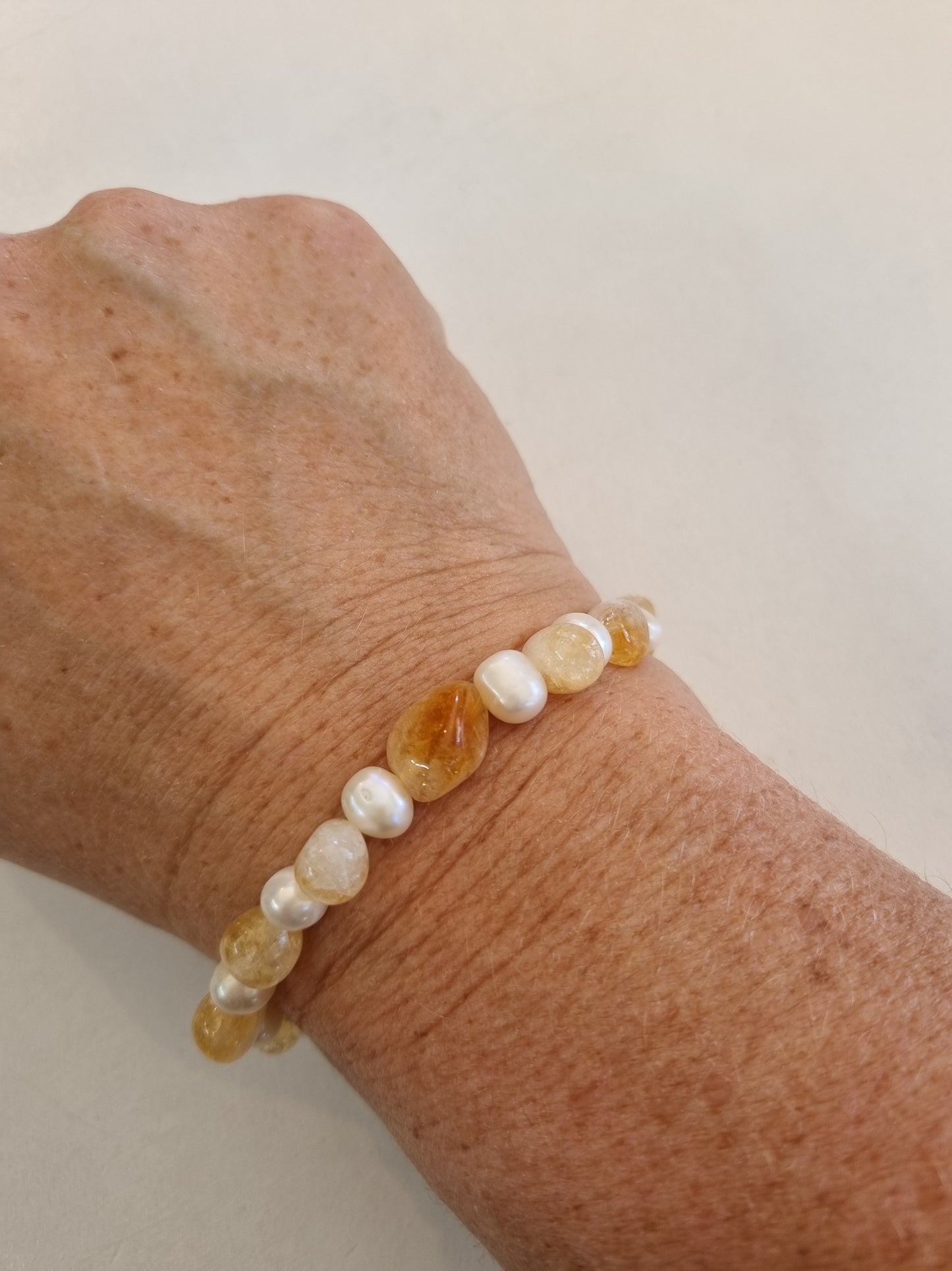 Crystal Bracelets with Pearls