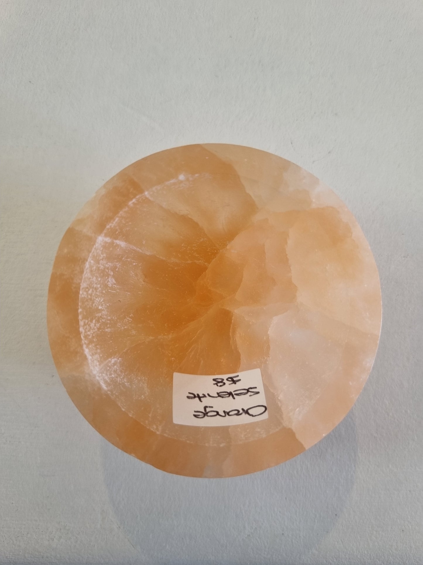 Orange Selenite Bowls