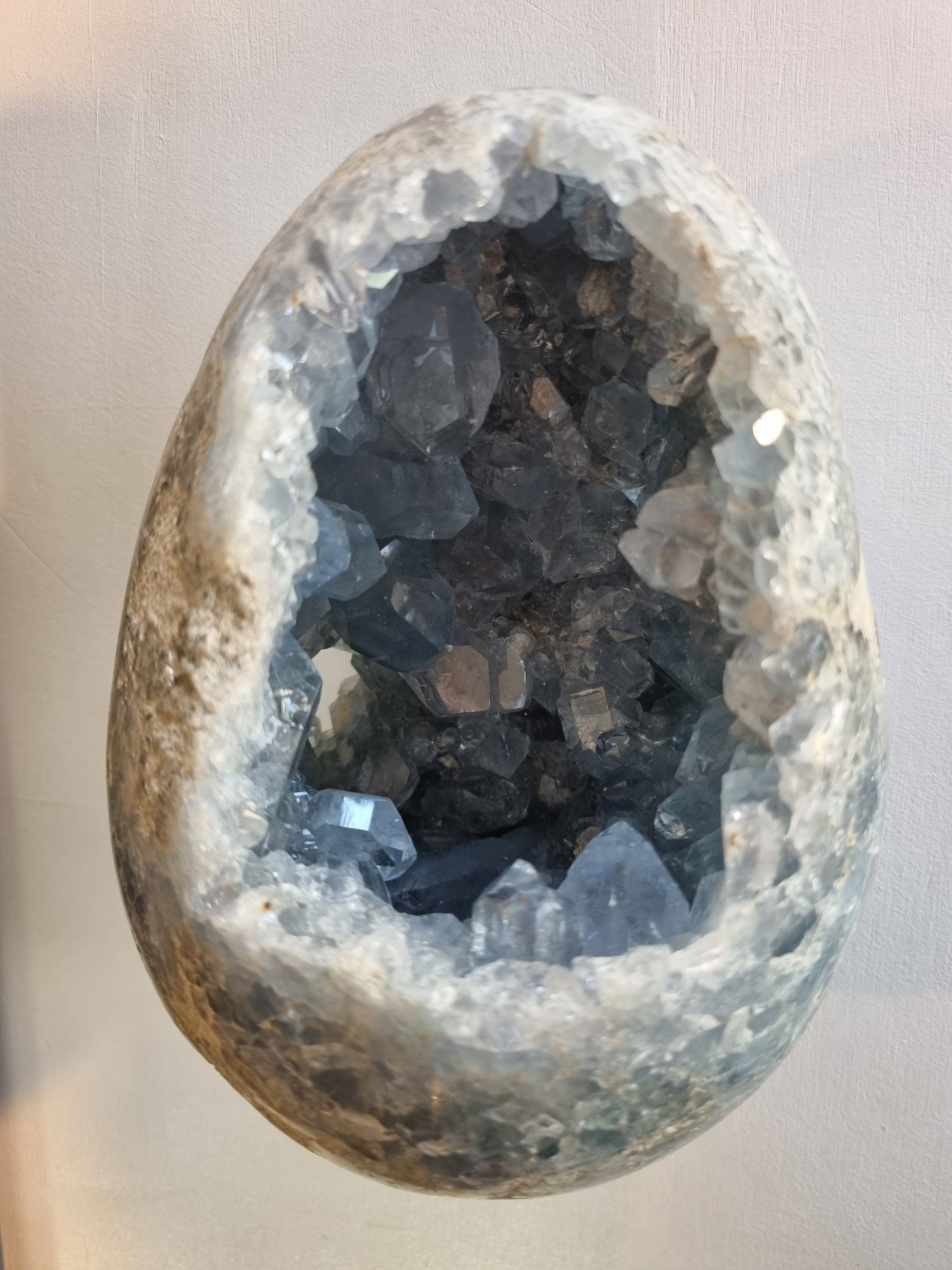 Celestite Egg Geode