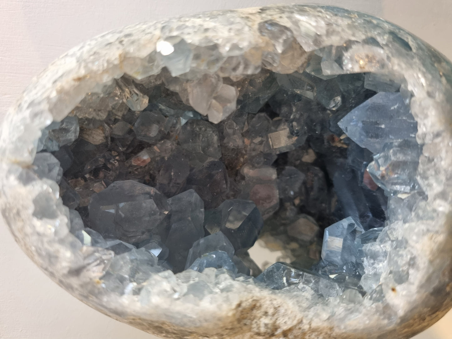 Celestite Egg Geode