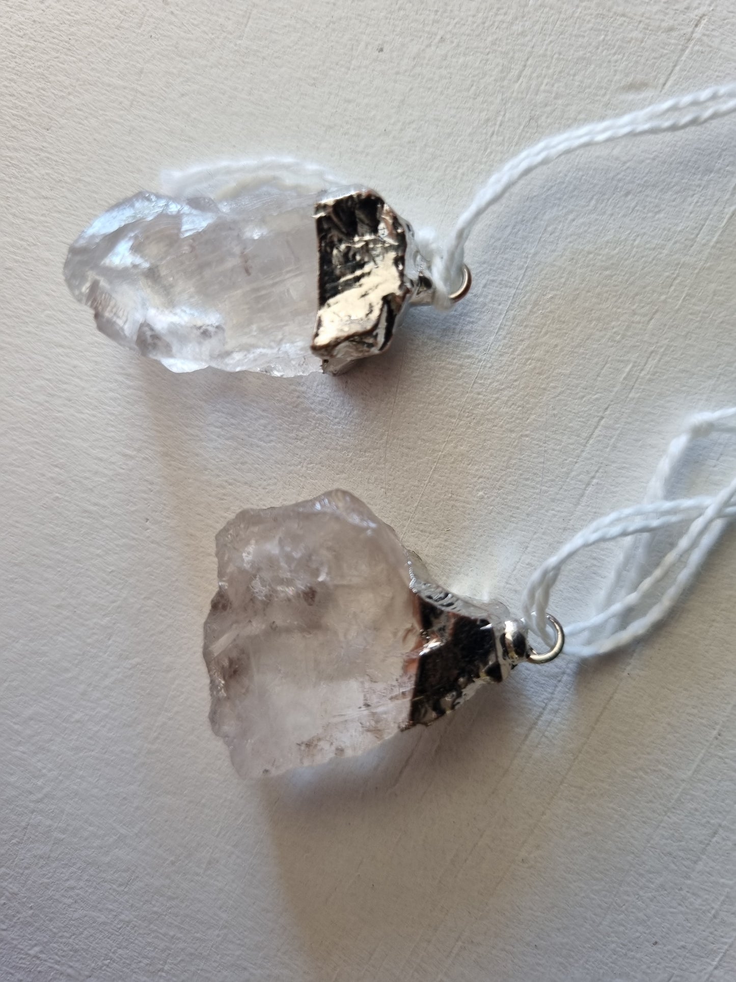 Raw Crystal Pendants