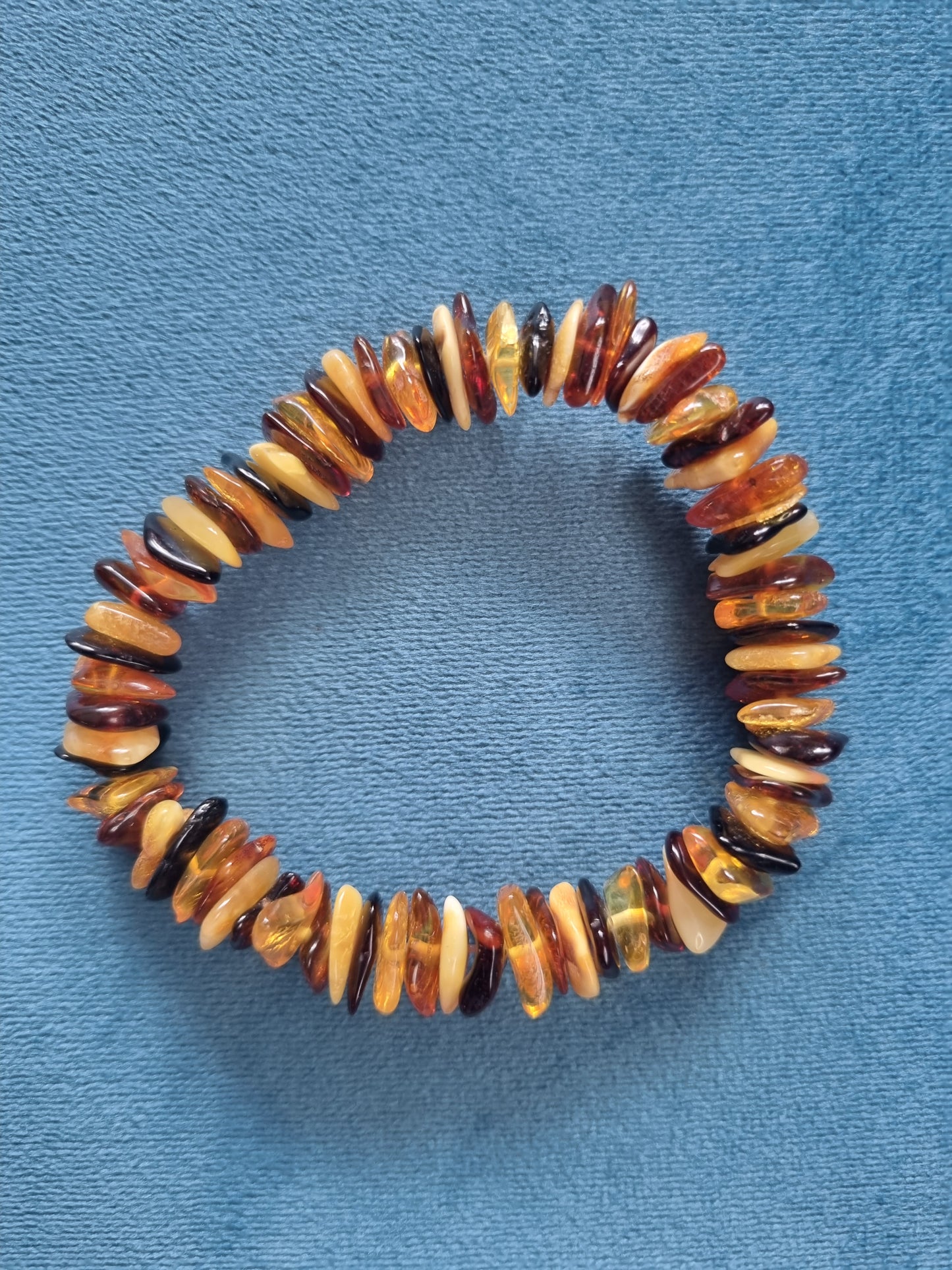 Amber Chip Bracelets