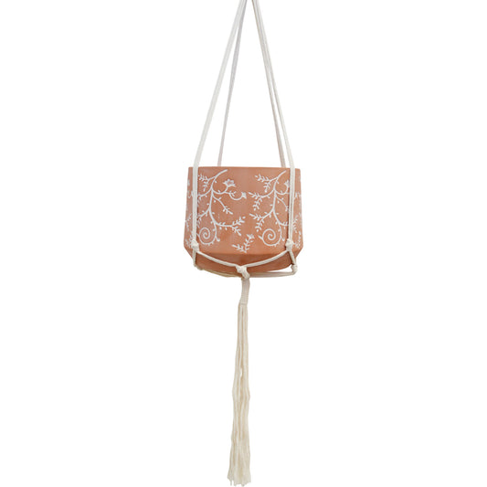 Hanging Terracotta Planter Scroll