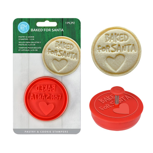 Cookie Stamper "Baked for Santa"