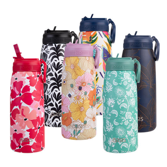 Oasis Stainless Steel Double Wall Insulated Sports Bottle