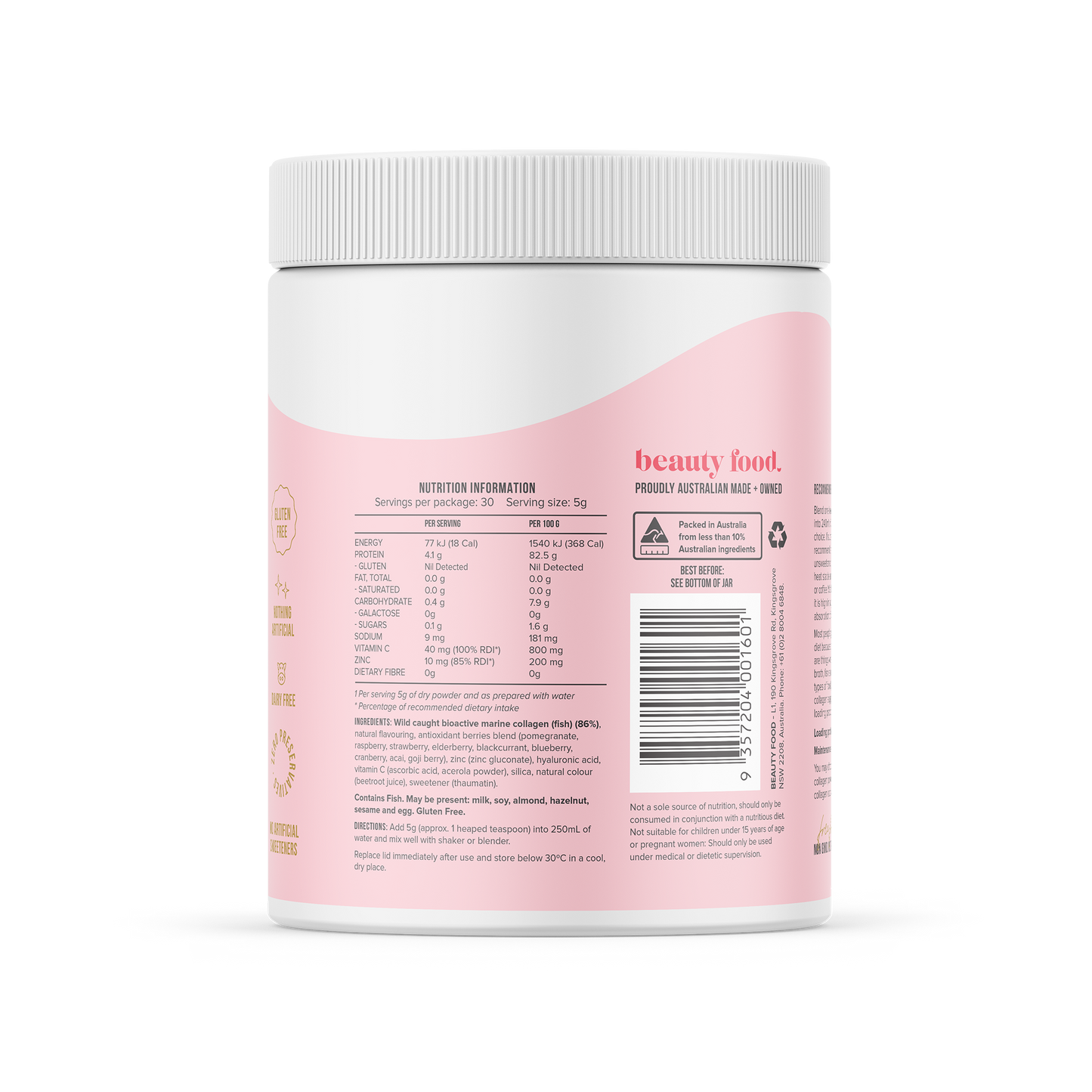 Wild Caught Bioactive Marine Collagen Powder