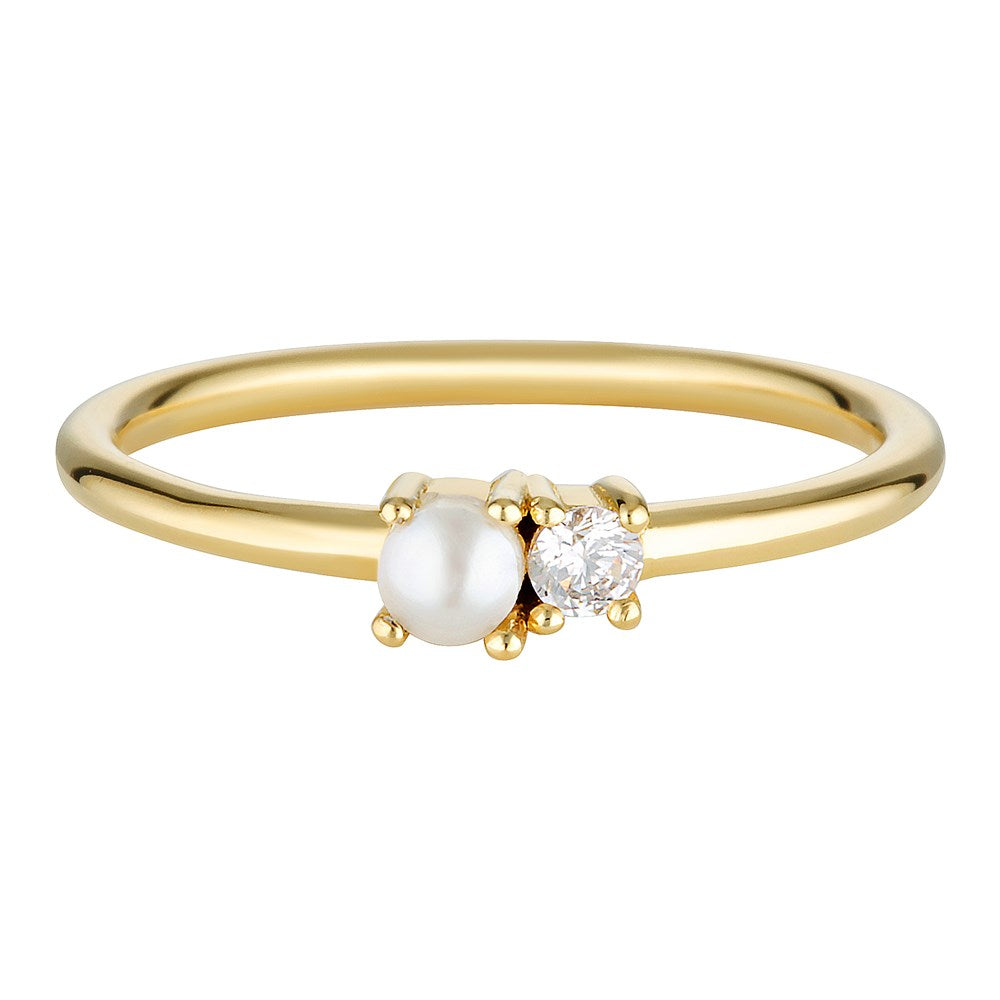 Talua Gold Pearl Ring