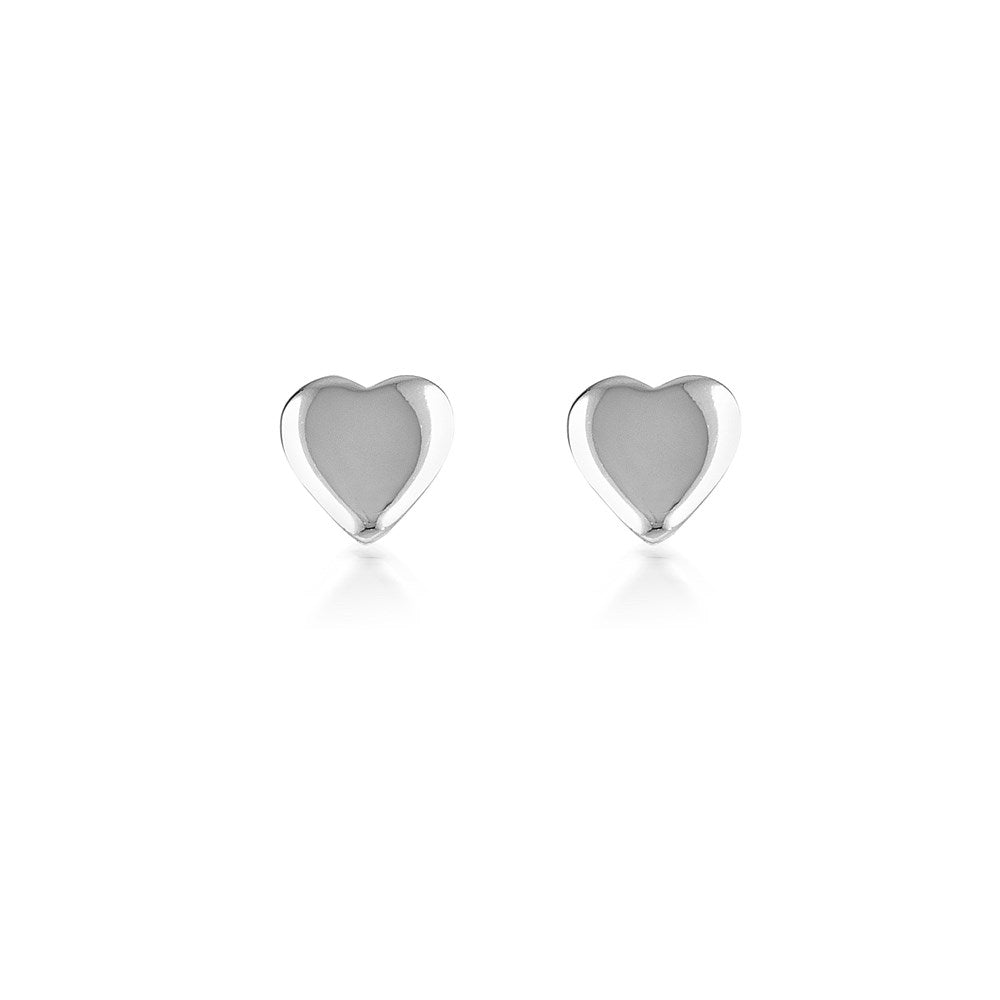 Stud Heart Earrings