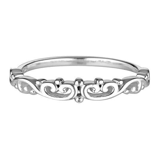 Sterling Silver Filigree Band Ring