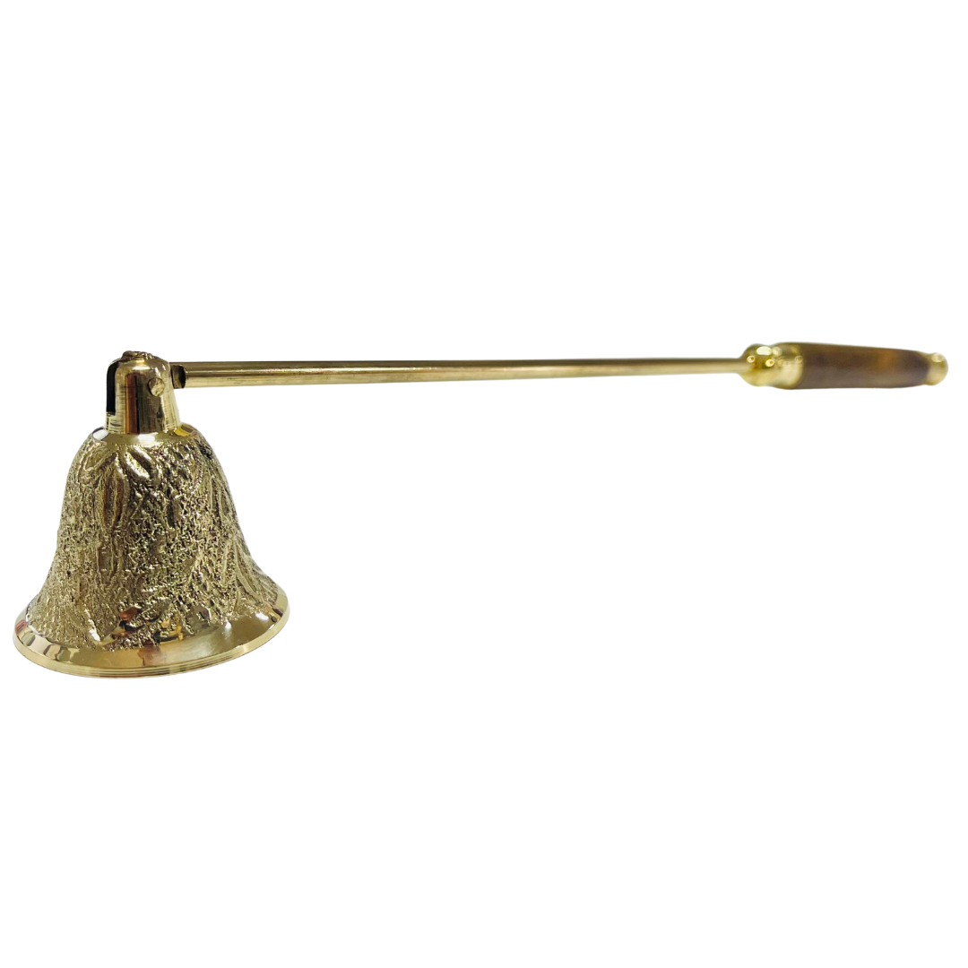 Elegant Metal Hinged Bell Candle Snuff