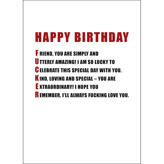 Funny Birthday Card