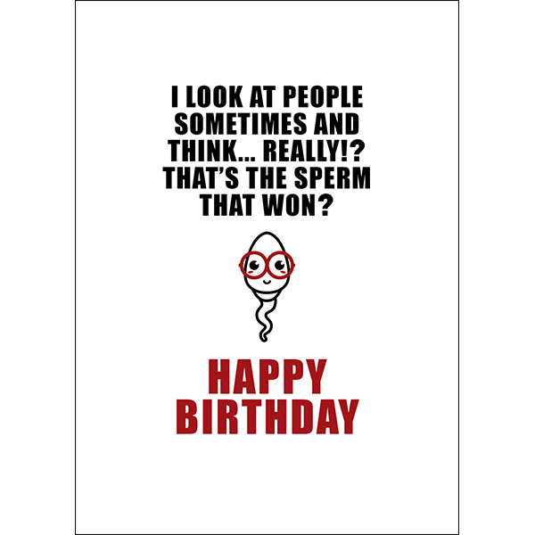 Funny Birthday Card