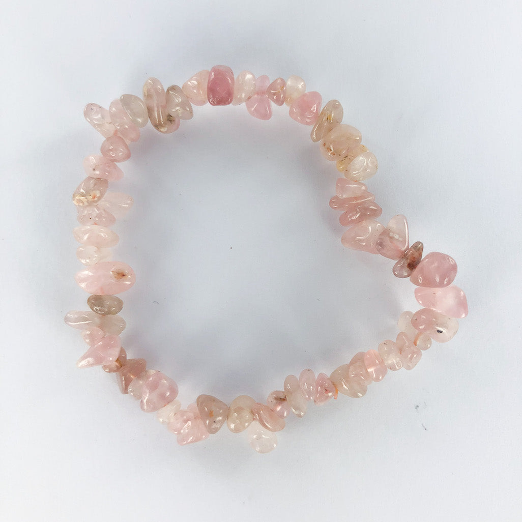 CHIPS BRACELET - ROSE QUARTZ