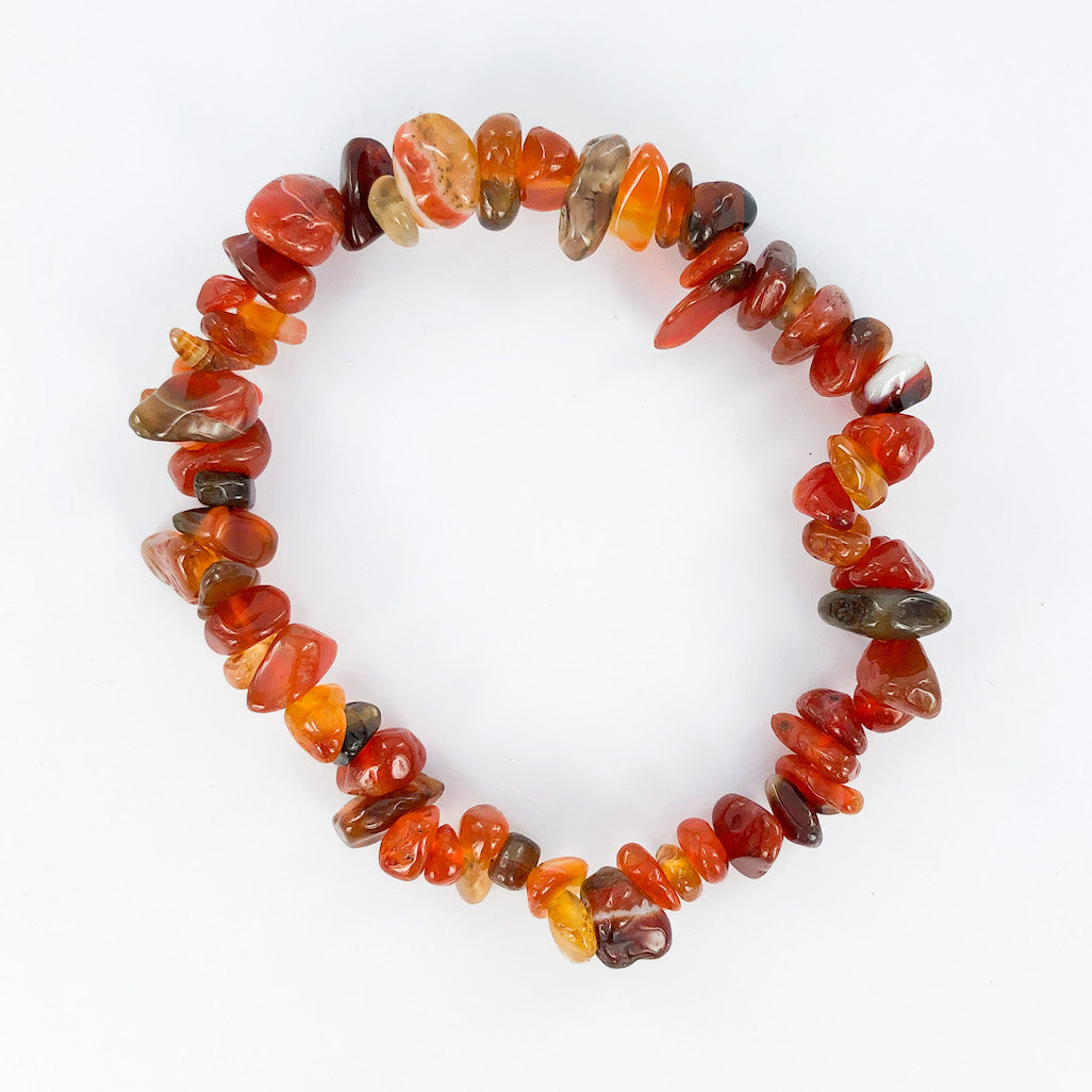 Carnelian Chip Bracelet