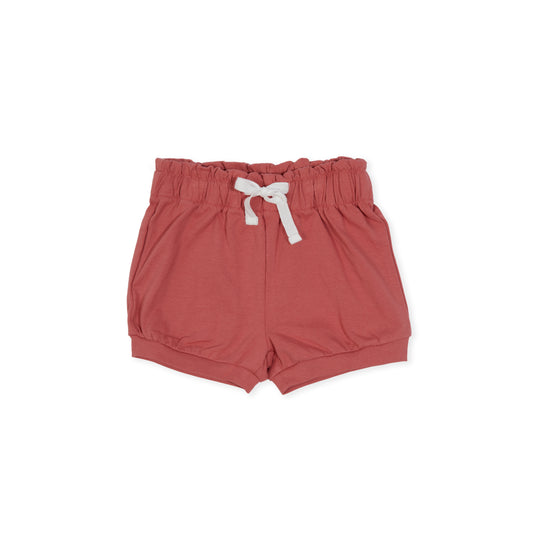 Indigo & Lellow Ivy Paperbag Shorts - Coral