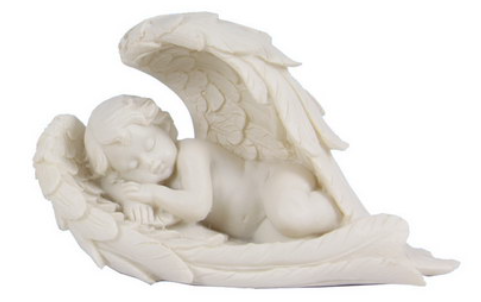 Cherub Lying in Wings