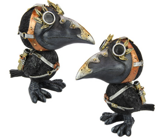 Bobble Head Steampunk Crow