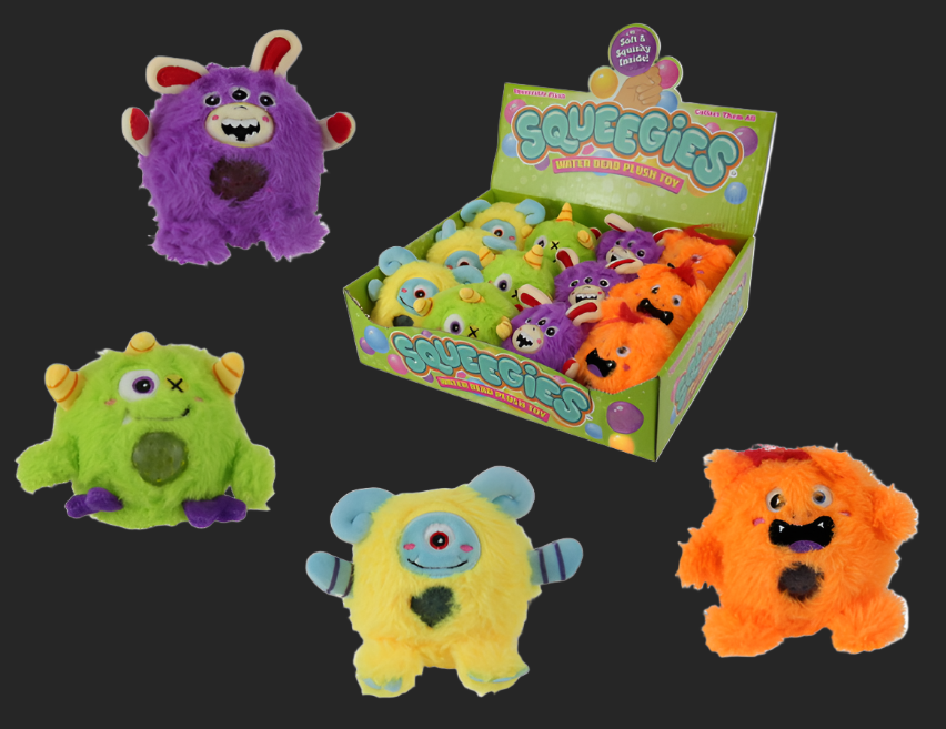 Monster Bead Plush Squeegies