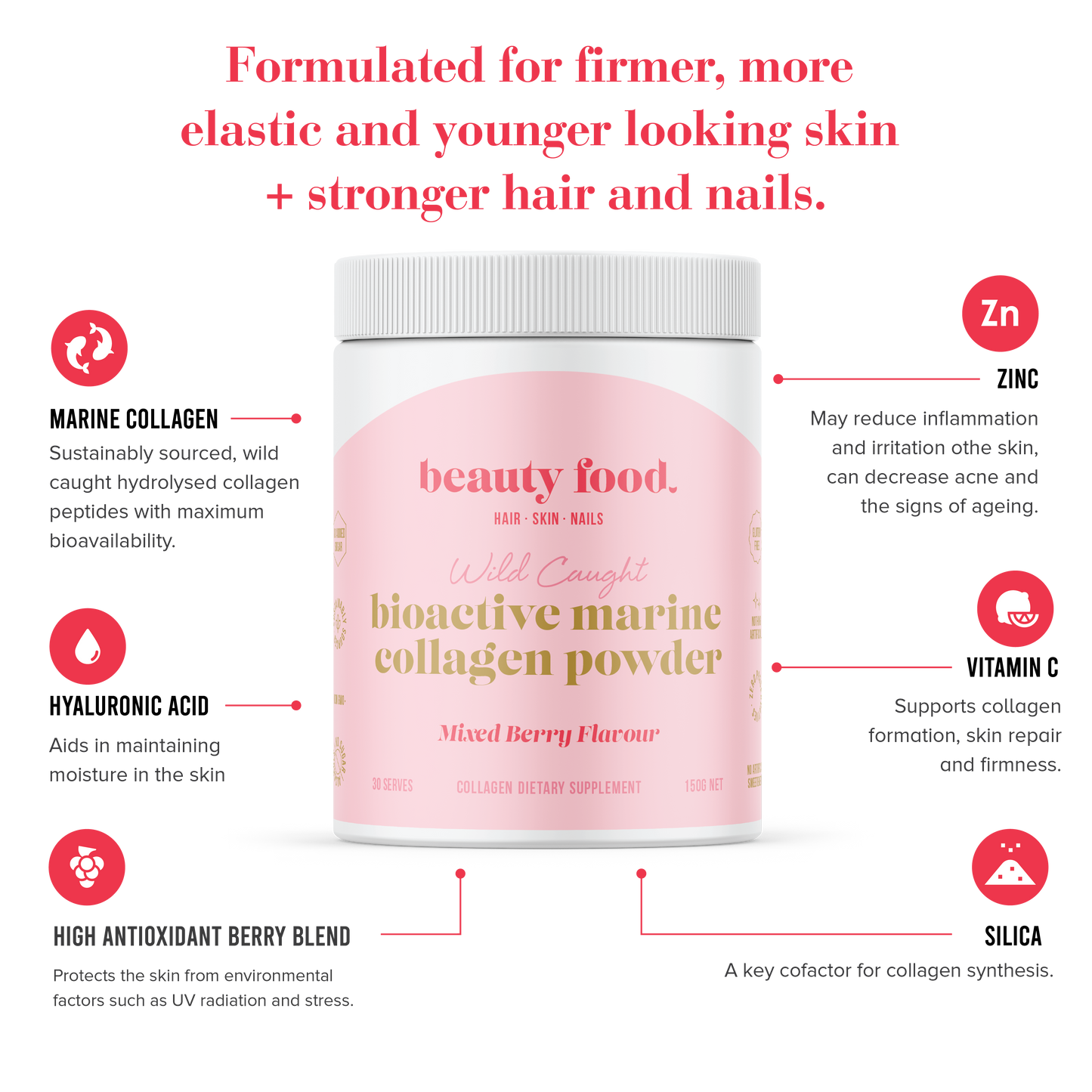 Wild Caught Bioactive Marine Collagen Powder