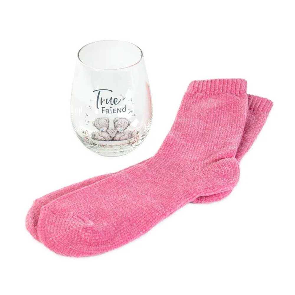 Wine Glass & Socks Set