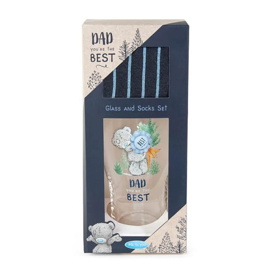 Dad Beer Glass & Socks Gift Set