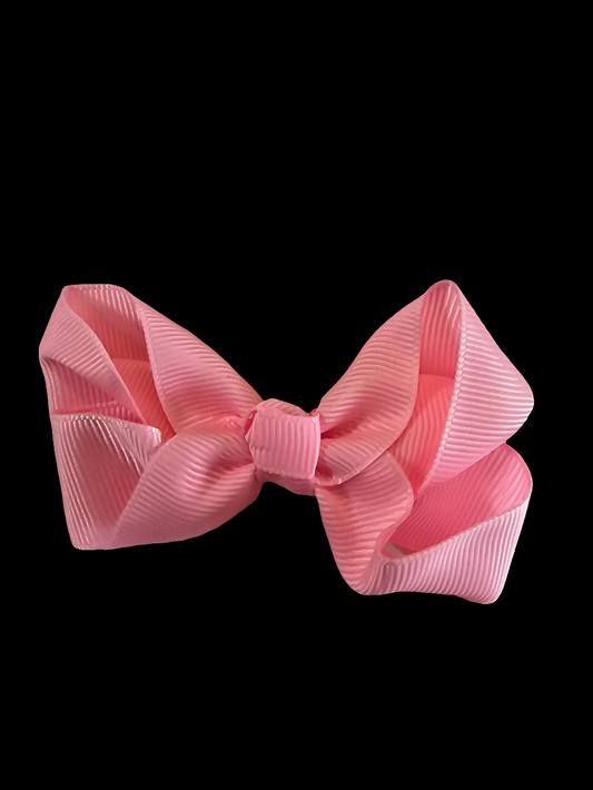 Pink Grosgrain Bow