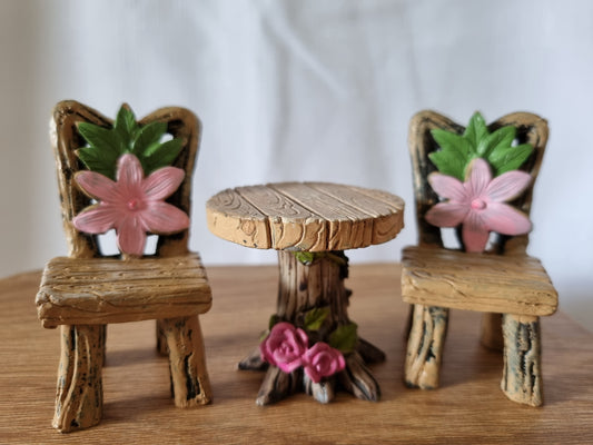 Fairy Garden Table and Chairs