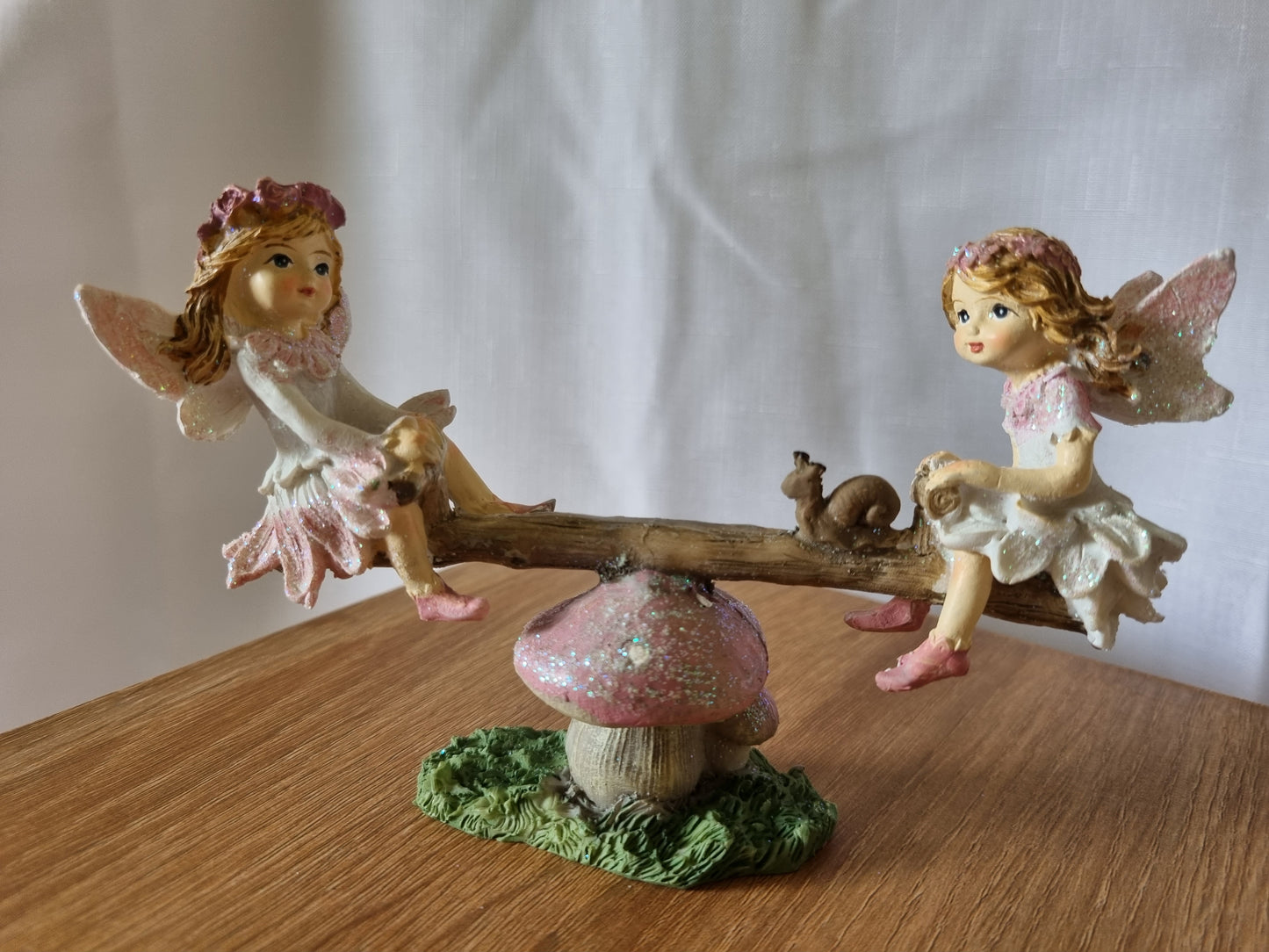 Fairy Friends on Mushroom See-Saw