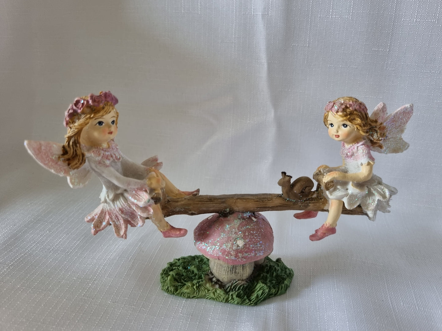 Fairy Friends on Mushroom See-Saw