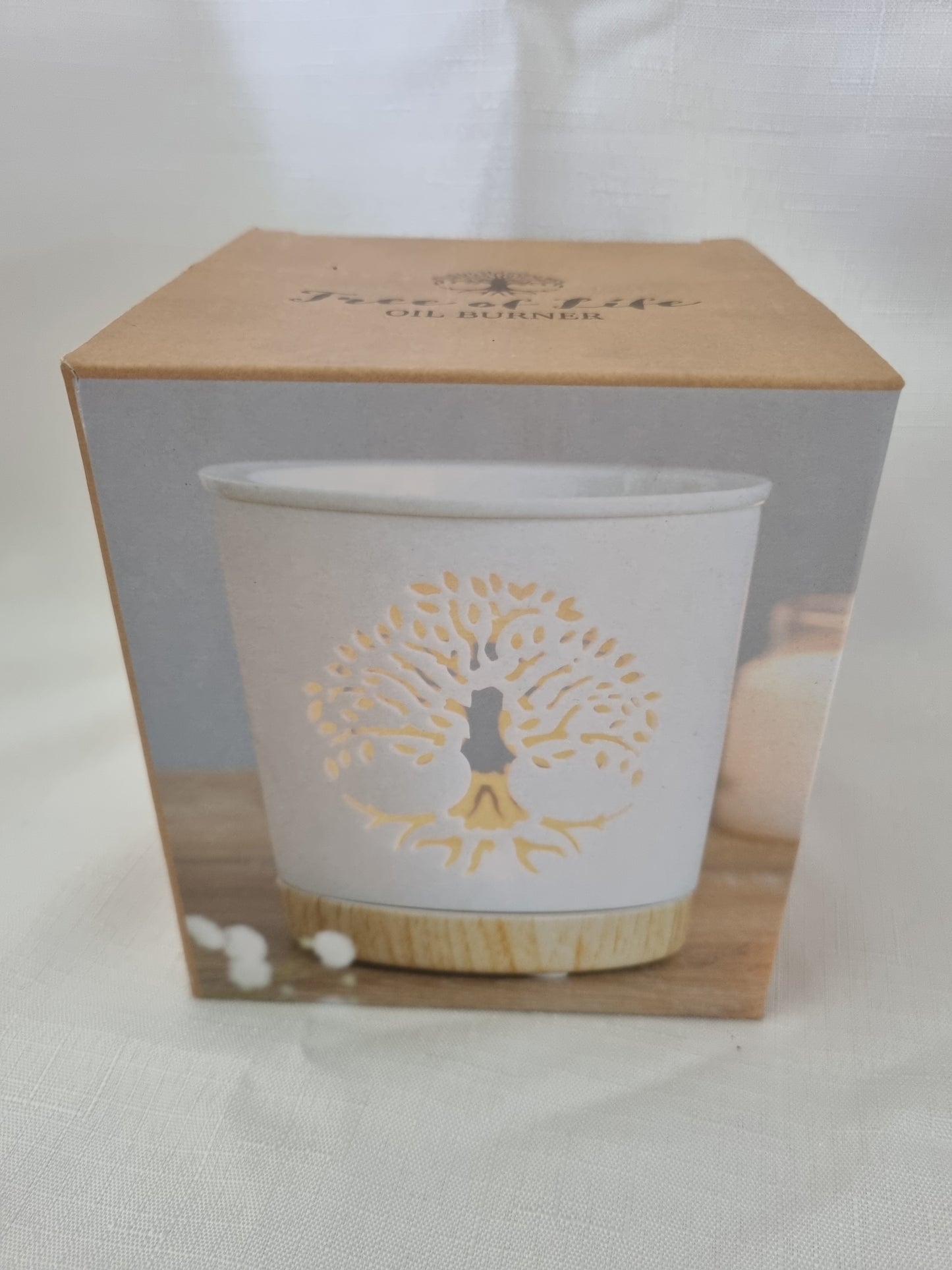 White Tree of Life Oil Burner