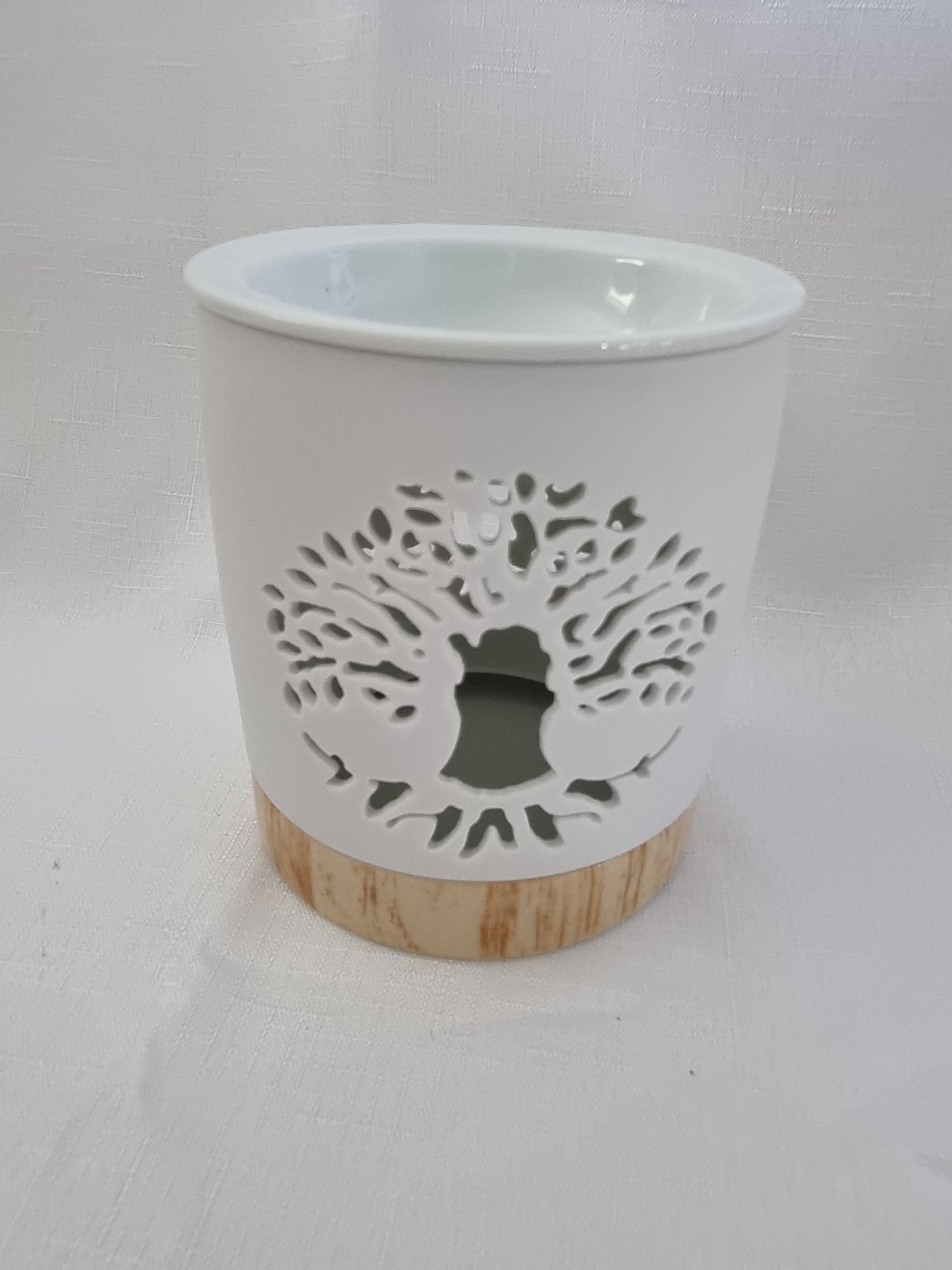 White Tree of Life Oil Burner