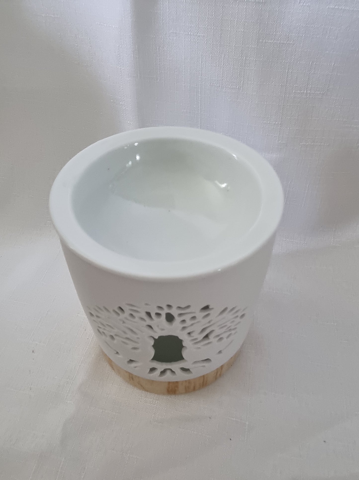 White Tree of Life Oil Burner