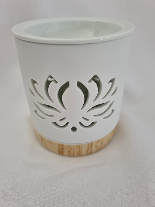 White Lotus Oil Burner