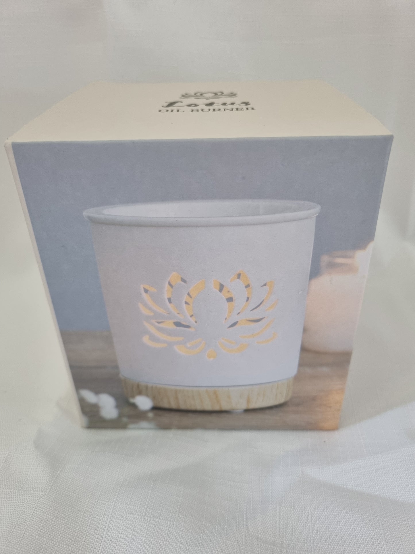 White Lotus Oil Burner