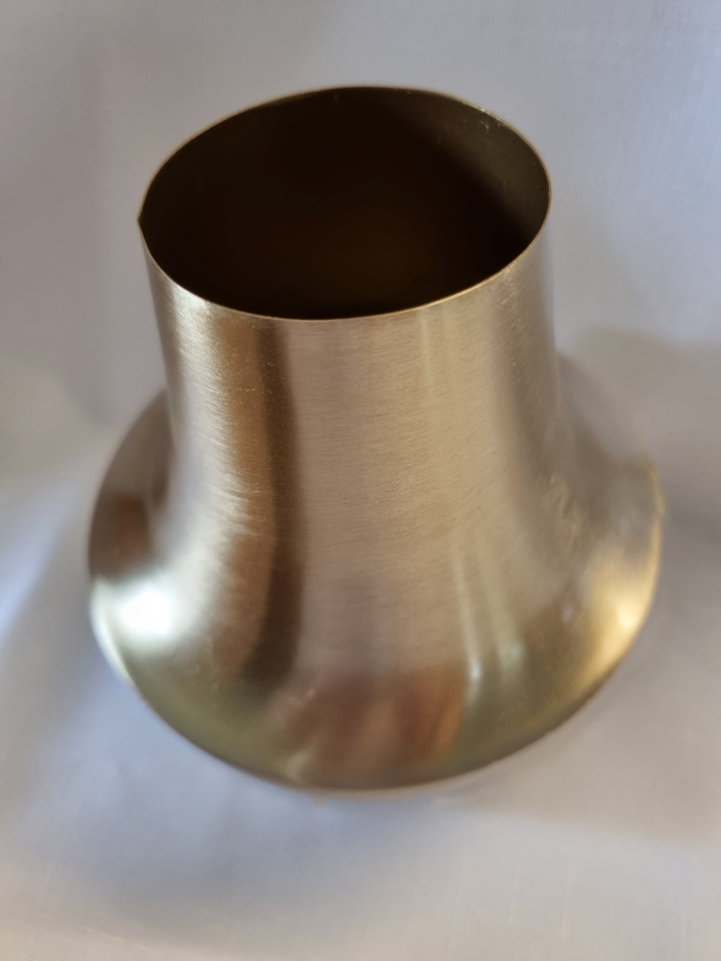 Gold Matte Metal Vase