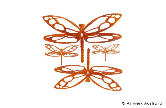 Dragonfly Set Wall Art