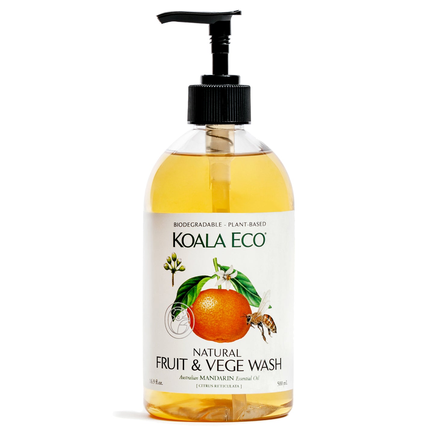 Koala Eco Fruit & Vege Wash - 500ml - Mandarin