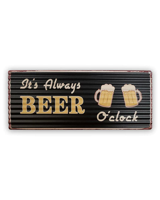 Men's Republic Retro Sign - Beer O'clock