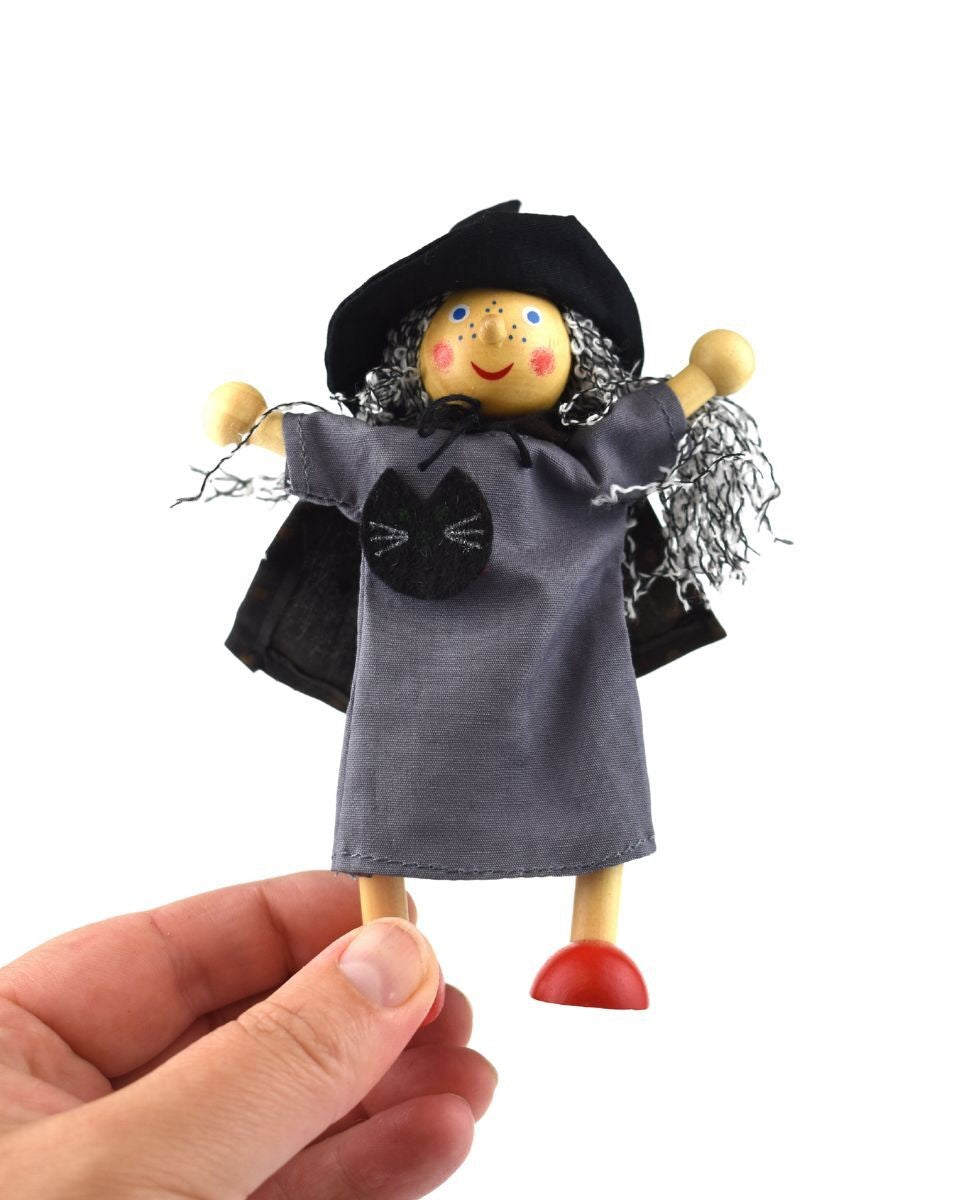 WOODEN FLEXI DOLL- FAIRYTALE STORY FIGURINES